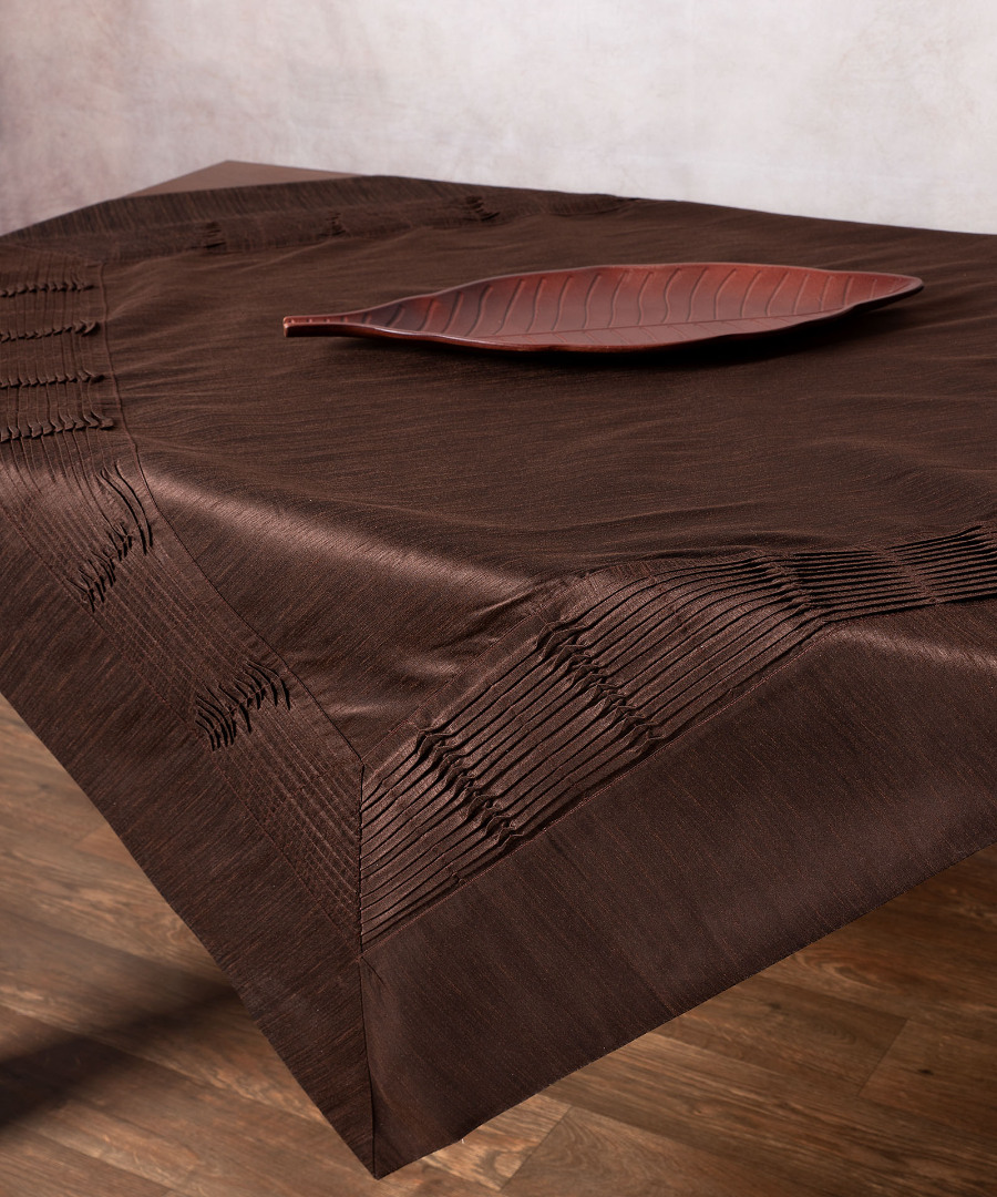 Φωτογραφία προϊόντος: SilkFashion τραπεζοκαρέ (140cm X 140cm) 3819Α καφέ