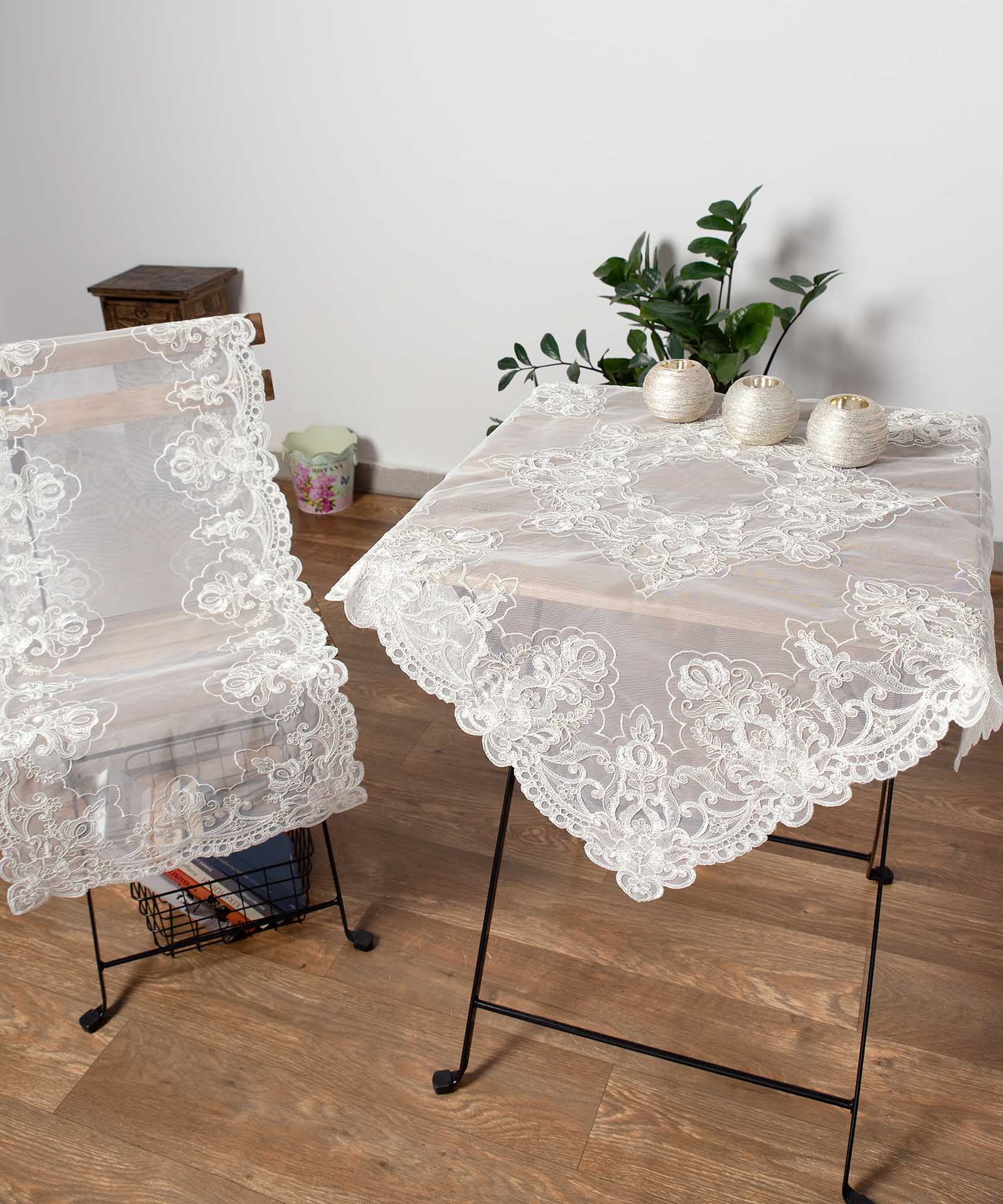 Φωτογραφία προϊόντος: SilkFashion τραπεζοκαρέ (140cm X 140cm) YL169-14B3