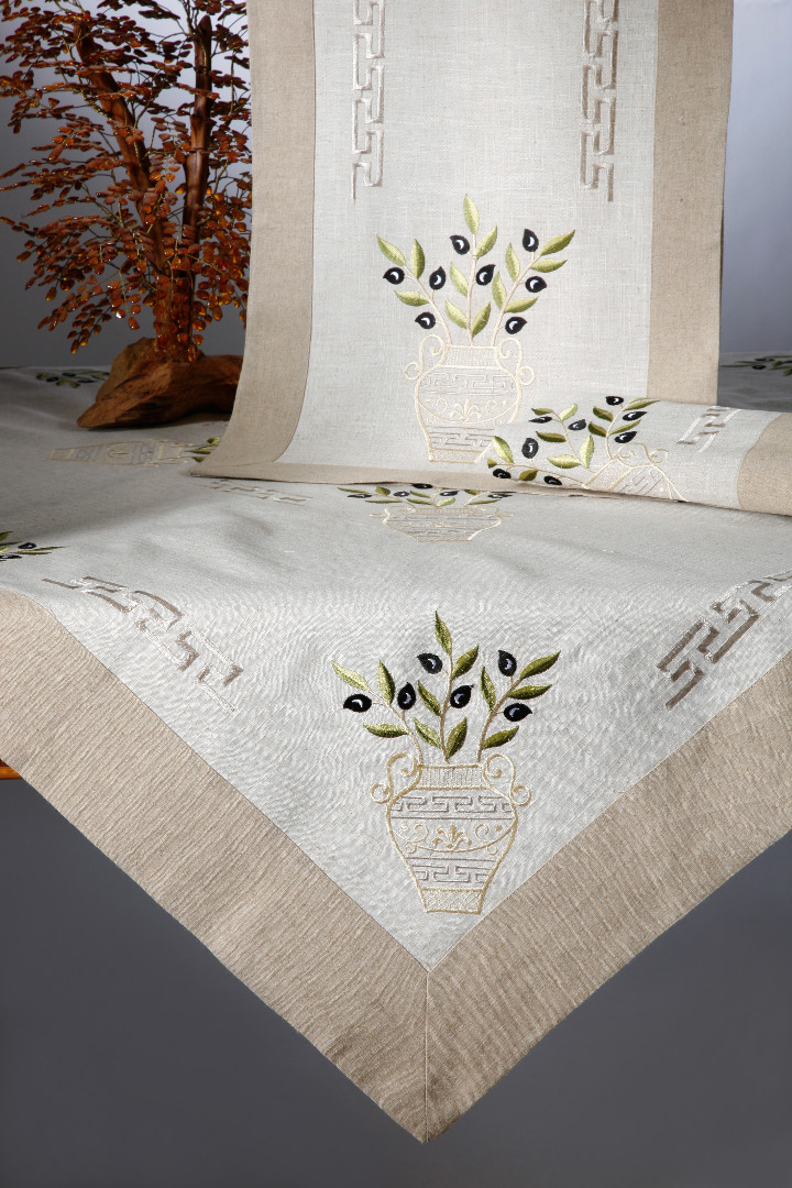 Φωτογραφία προϊόντος: SilkFashion Τραπεζοκαρέ 6161 (135cm x 135cm)