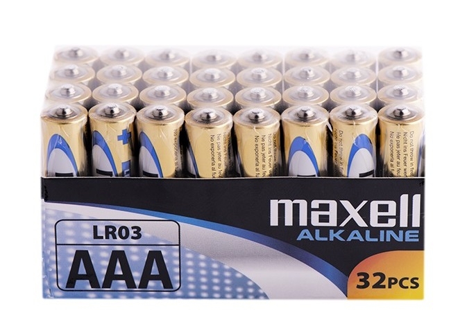 Φωτογραφία προϊόντος: Maxell Αλκαλικές Μπαταρίες AAA 1.5V 32τμχ LR03/MN2400 (LR03-32PK) 2175155 148634 4902580731298 Τεχνολογία Maxell