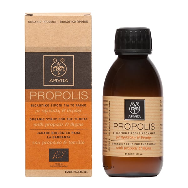 Φωτογραφία προϊόντος: Apivita Propolis Σιρόπι Μέλι & Θυμάρι 150ml