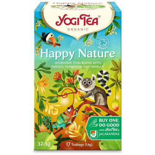 Φωτογραφία προϊόντος: Yogi Tea Μείγμα Βοτάνων Happy Nature 17 Φακελάκια 32.3gr