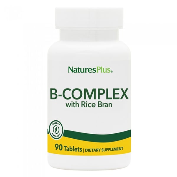 Φωτογραφία προϊόντος: Nature's Plus Energy Support B-complex with Rice Bran Βιταμίνη για Ενέργεια, Ενίσχυση του Ανοσοποιητικού & το Νευρικό Σύστημα 90 ταμπλέτες