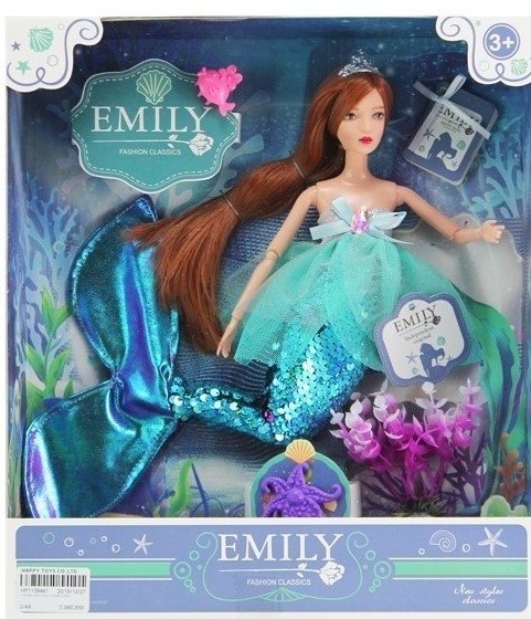 Φωτογραφία προϊόντος: Blue Toys Κούκλα Emily Γοργόνα Με Χτένα (MKL410720)