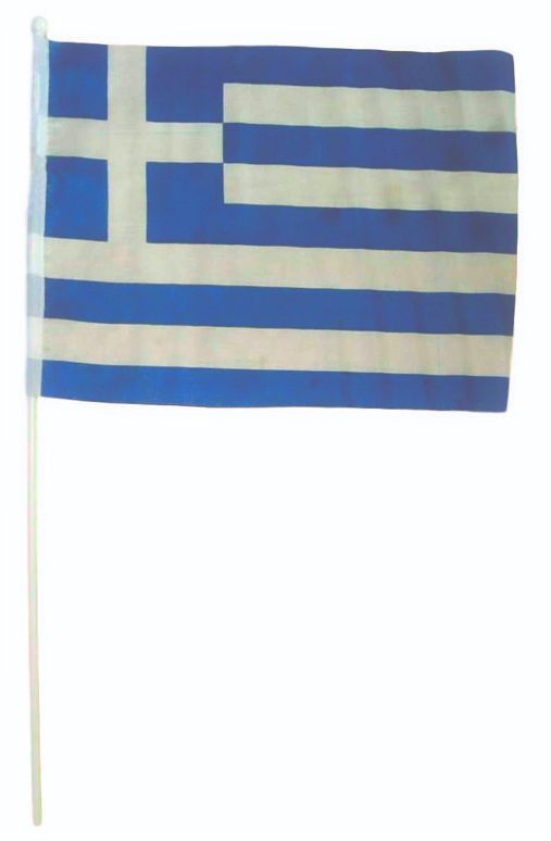 Φωτογραφία προϊόντος: ΟΕΜ Σημαιάκι Ελληνικό Με Πλαστικό Κοντάρι (00126-2)