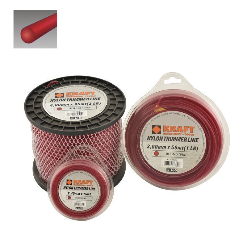 Φωτογραφία προϊόντος: ΝΗΜΑ ΚΟΠΗΣ ΣΤΡΟΓΓΥΛΟ 3.50mm ΣΥΣΚ.450g KRAFT (69363)
