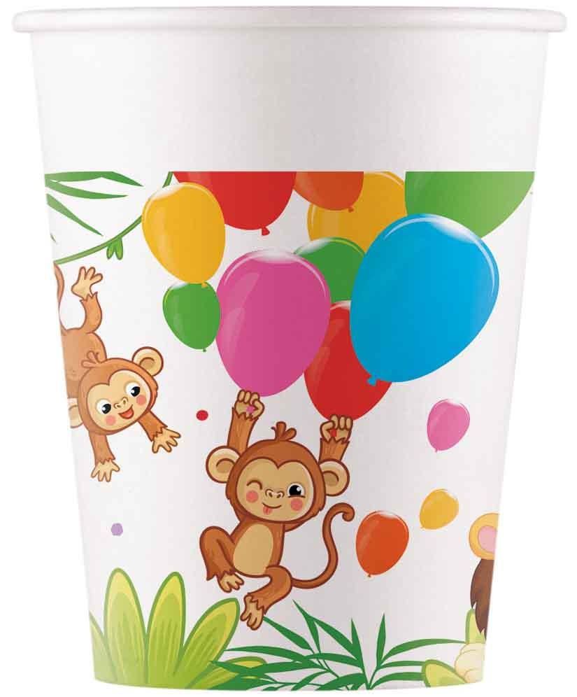 Φωτογραφία προϊόντος: Procos Party Ποτήρια Decorata Jungle Balloons 8 τμχ (93781)