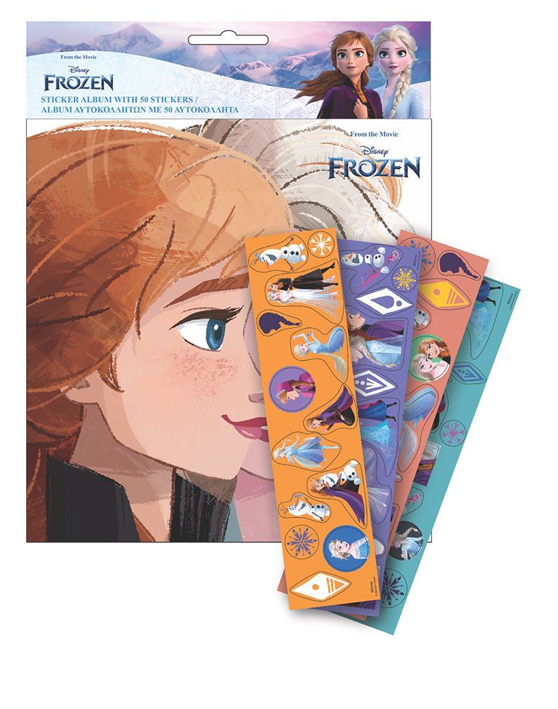 Φωτογραφία προϊόντος: Gim Sticker Album W/Sticker Frozen 2 (213954)