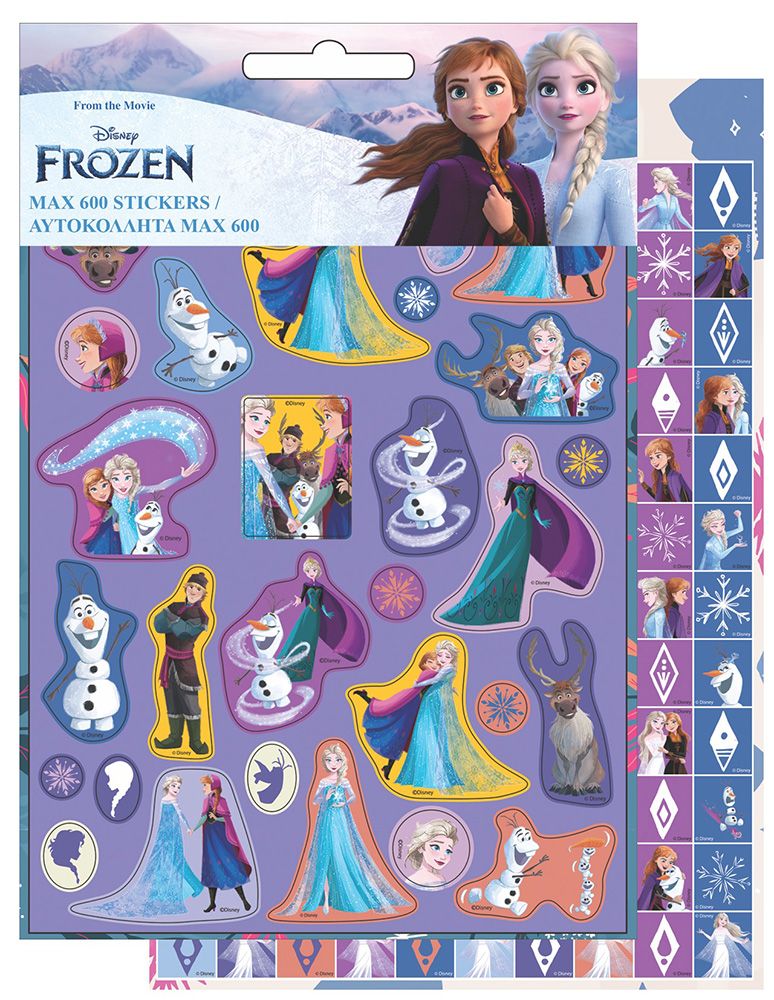 Φωτογραφία προϊόντος: Gim Max Stickers 600 Frozen 2 (213963)