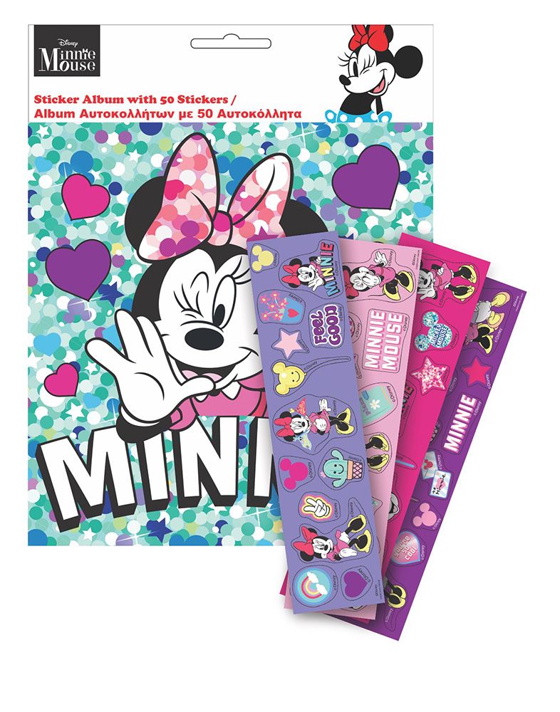 Φωτογραφία προϊόντος: Gim Sticker Album W/Sticker Minnie (213955)