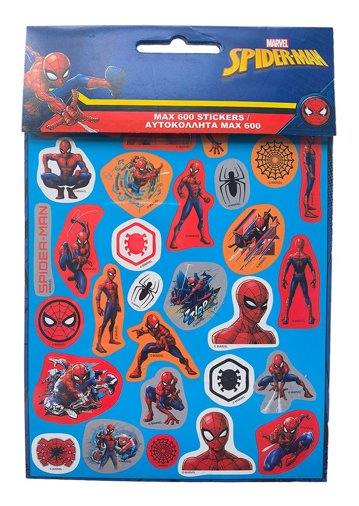 Φωτογραφία προϊόντος: Gim Max Stickers 600 Spiderman (213967)