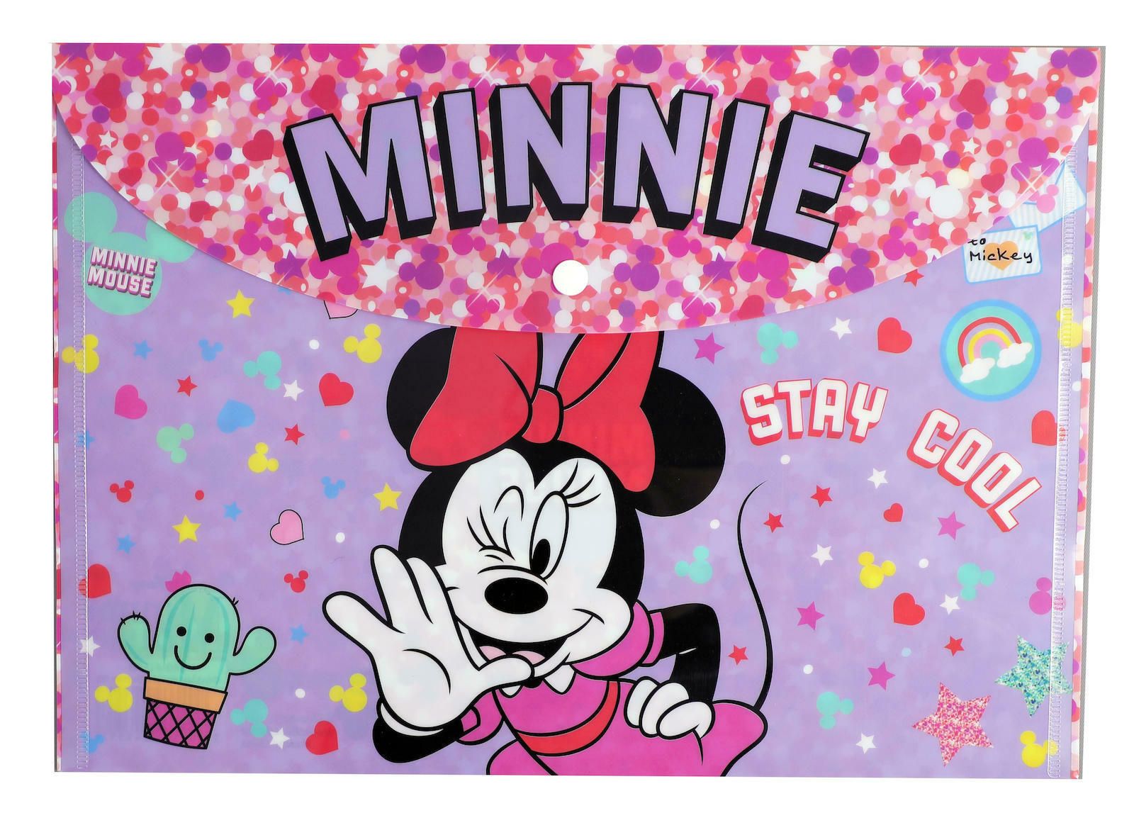 Φωτογραφία προϊόντος: Gim Φάκελος Κουμπί Minnie (340-41580)