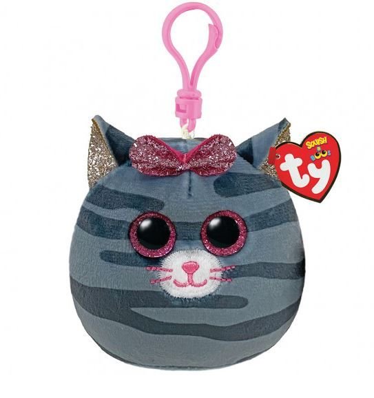 Φωτογραφία προϊόντος: ΟΕΜ TY Squishy Beanies Kiki Χνουδωτό Κλιπ Γατούλα Γκρι (1607-39565)