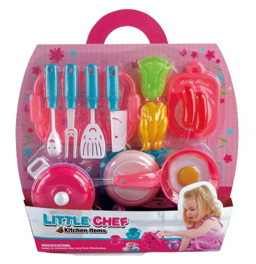 Φωτογραφία προϊόντος: Blue Toys Κουζινικά σετ Πλαστικά Σκεύη Μαγειρικής- Little Chef (MKO414155)