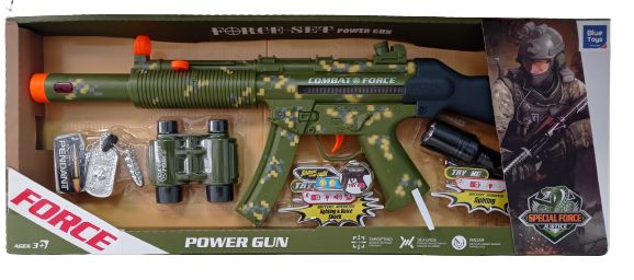 Φωτογραφία προϊόντος: Blue Toys Όπλο Justice Force σετ Όπλο, Φακός και Κυάλια (MKI271862)