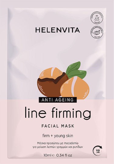 Φωτογραφία προϊόντος: Helenvita Anti Ageing Line Firming Face Mask Μάσκα Προσώπου για Μείωση Λεπτών Γραμμών και Ρυτίδων 10ml