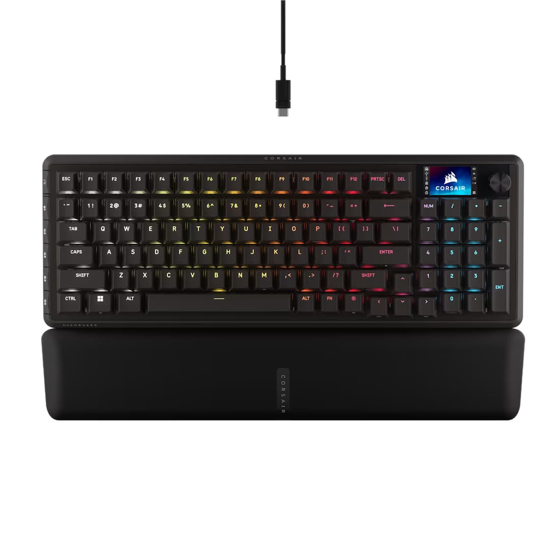 Φωτογραφία προϊόντος: CORSAIR Keyboard VANGUARD 96 PRO LCD (RGB, MGX Hyperdrive, PBT)