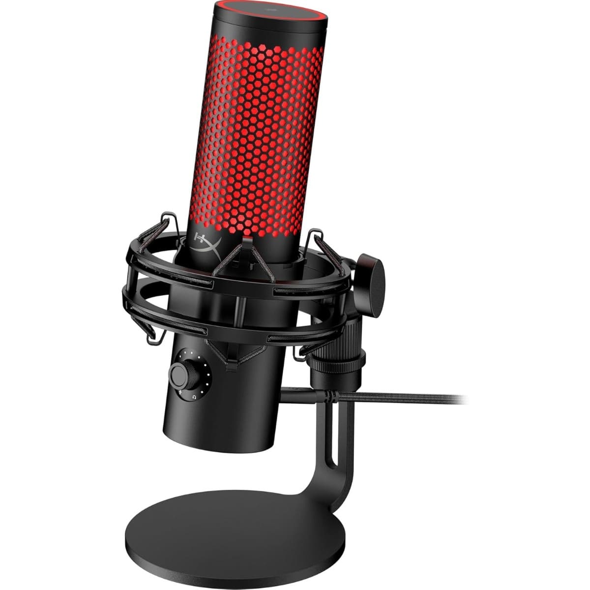 Φωτογραφία προϊόντος: HP HyperX QuadCast 2 USB Microphone - Red Lighting - Black - 872V1AA