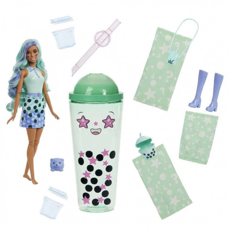 Φωτογραφία προϊόντος: Mattel Barbie Pop Reveal Bubble Tea Series Κούκλα Πράσινο Τσάι με 8 Εκπλήξεις (HTJ21)
