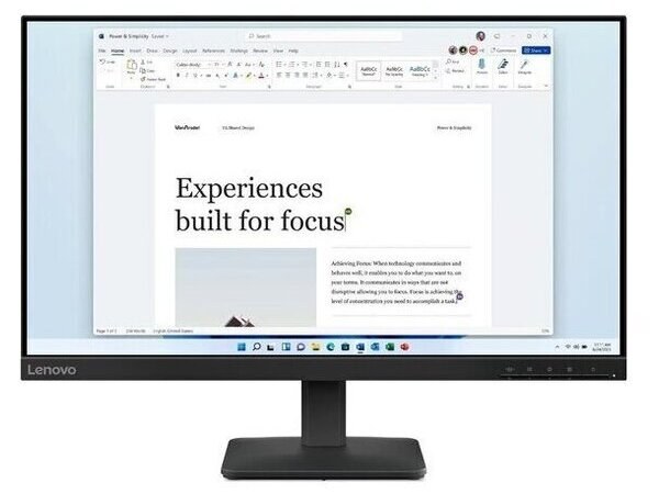Φωτογραφία προϊόντος: LENOVO Monitor L24-4e 23,8'' FHD IPS,HDMi, VGA, 3YearsW