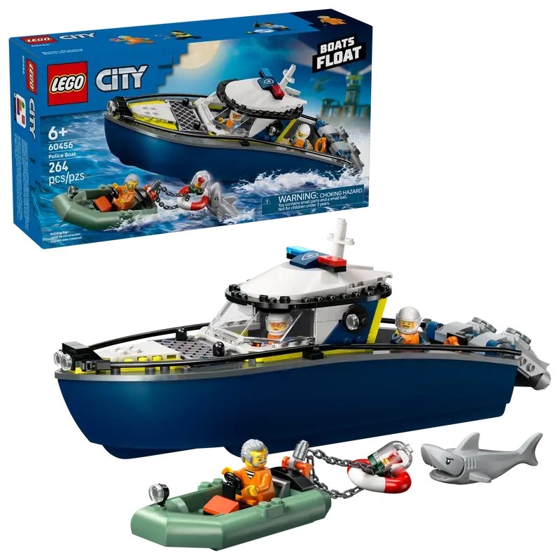 Φωτογραφία προϊόντος: LEGO City: Καταδίωξη με Αστυνομικό Σκάφος (60456)