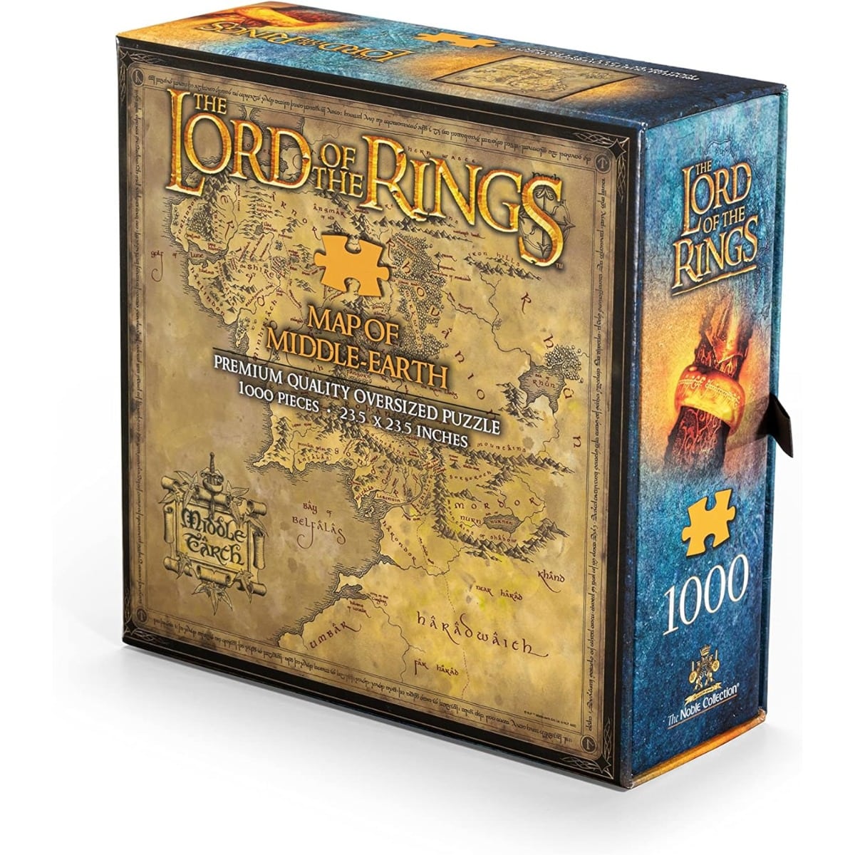 Φωτογραφία προϊόντος: The Noble Collection The Lord Of The Rings Middle Earth's Map Puzzle