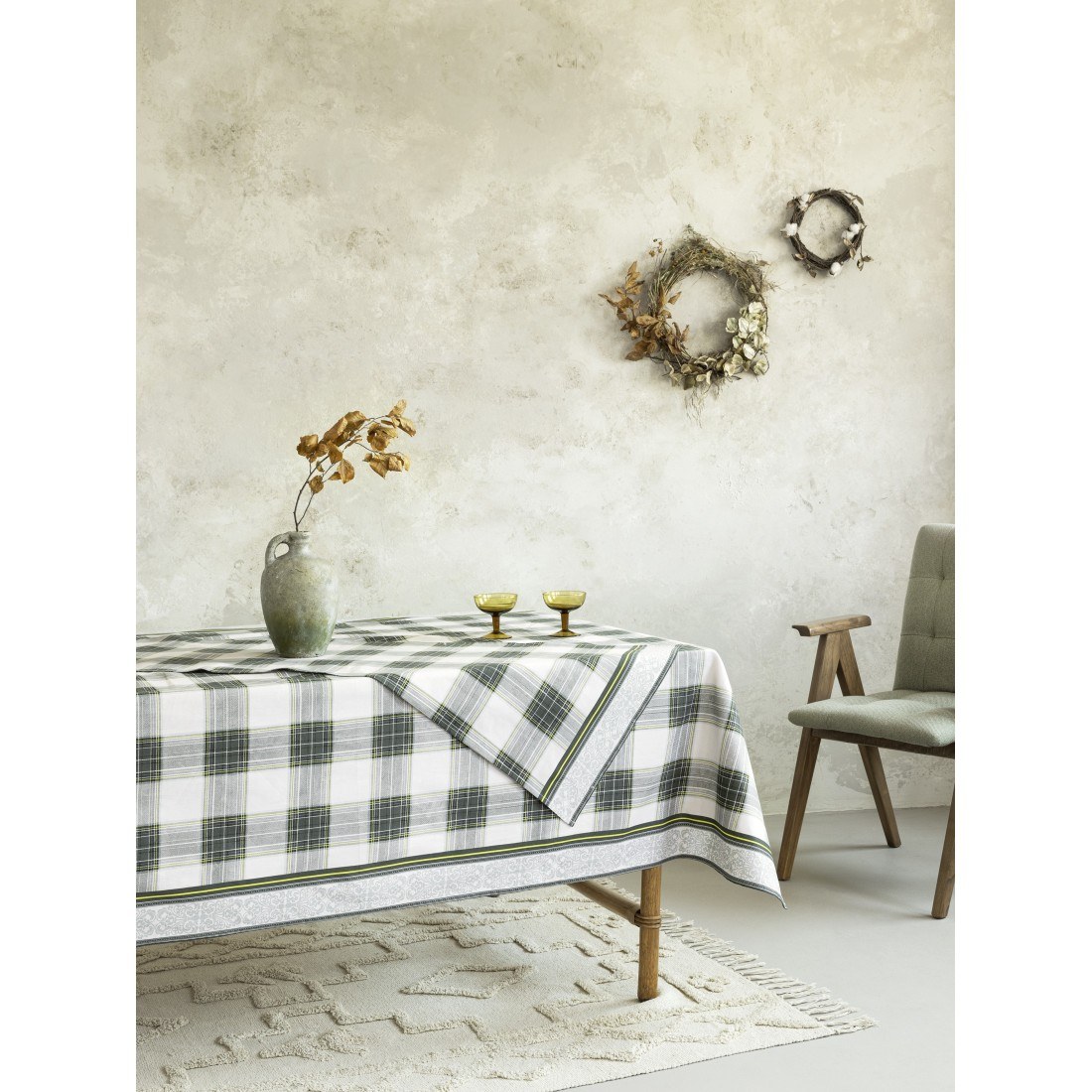 Φωτογραφία προϊόντος: Nima Home Τραπεζομάντηλο Royal Πράσινο Τραπεζομάντηλο 150x190