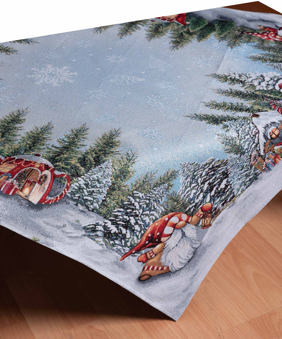 Φωτογραφία προϊόντος: SilkFashion καρέ (100cm x 100cm) SEARCHING GNOMOS