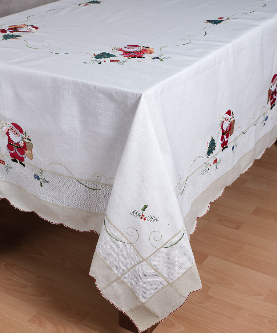 Φωτογραφία προϊόντος: SilkFashion Χριστουγεννιάτικο τραπεζομάντηλο (170cm x 215cm) 1950