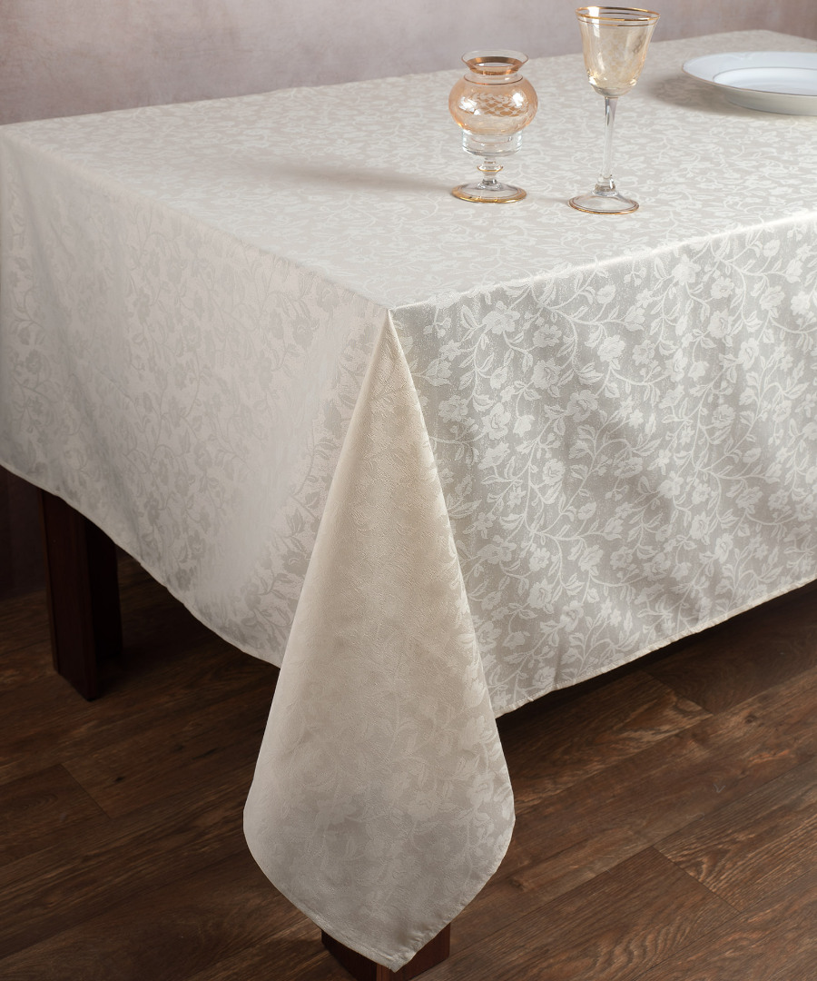 Φωτογραφία προϊόντος: SilkFashion Ζακάρ καρέ 1010 (85cm x 85cm) μπέζ