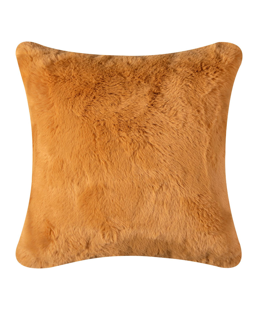Φωτογραφία προϊόντος: SilkFashion ΜΑΞΙΛΑΡΟΘΗΚΗ RABBIT FUR (45cm x 45cm) YOLK