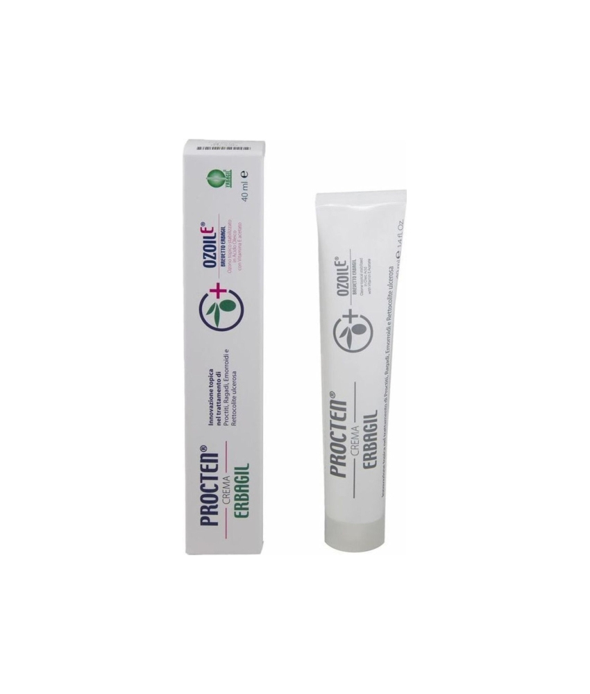 Φωτογραφία προϊόντος: ozoile Erbagil Procten Cream 40ml Αντιμετώπιση Αιμορροΐδων