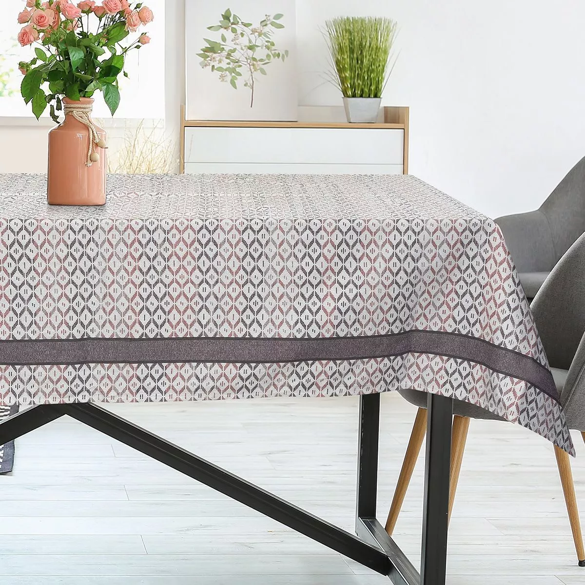 Φωτογραφία προϊόντος: Τραπεζομάντηλο 140x220 Beauty Home Oregano 8486 Grey 140x220
