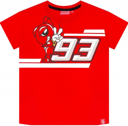 Φωτογραφία προϊόντος: T-SHIRT RED ANT CARTOON 93 1933011| MARC MARQUEZ