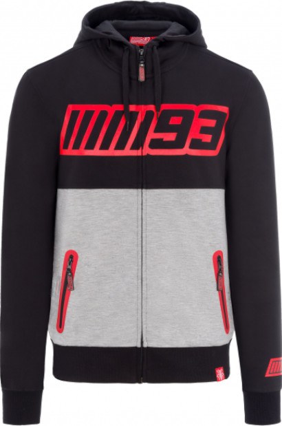 Φωτογραφία προϊόντος: ΖΑΚΕΤΑ MM93 RED/GREY HOODIE 1923004| MARC MARQUEZ