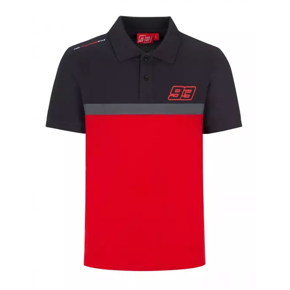 Φωτογραφία προϊόντος: POLO SHIRT 93 MARQUEZ ANTHRACITE GREY / RED 2013002| MARC MARQUEZ