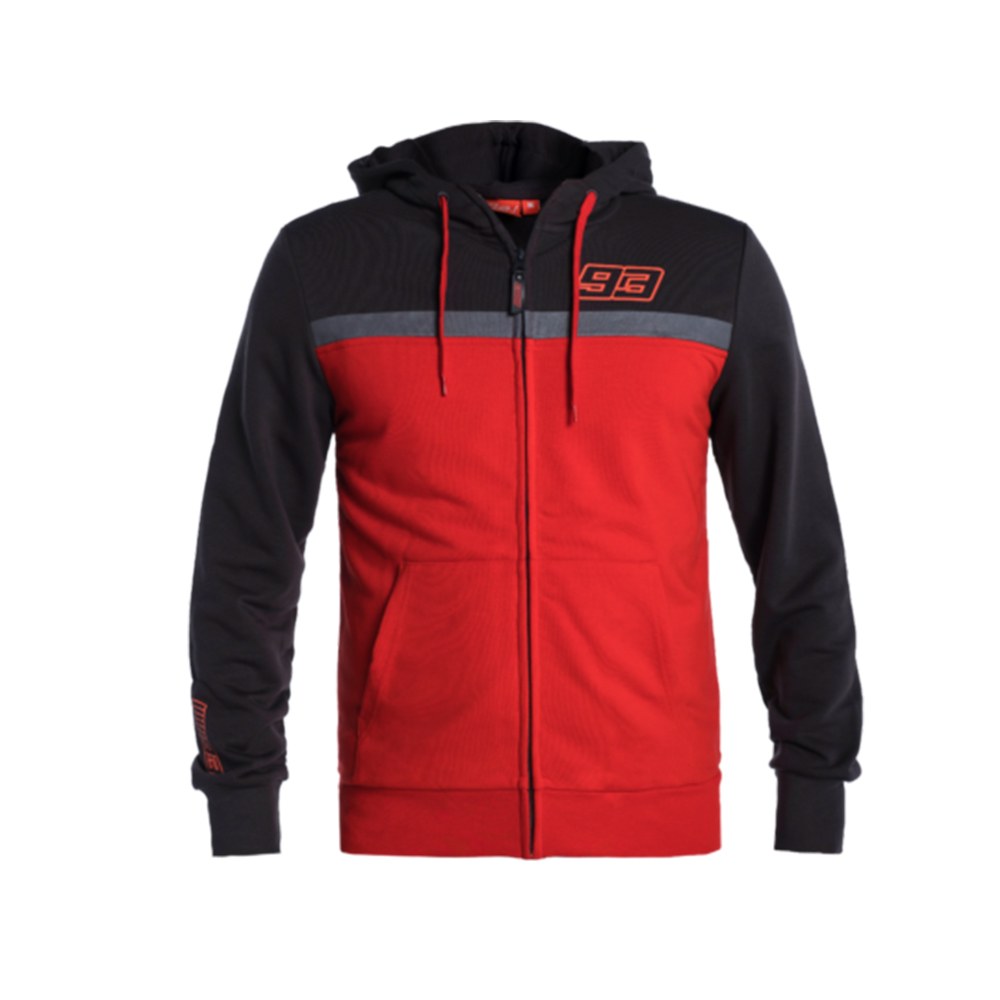 Φωτογραφία προϊόντος: ΖΑΚΕΤΑ HOODIE 93 MARQUEZ RED / ANTHRACITE GREY 2023008 | MARC MARQUEZ