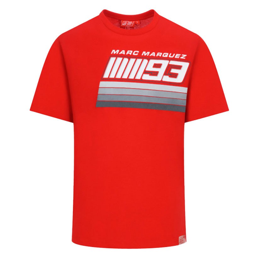 Φωτογραφία προϊόντος: T-SHIRT GREY STRIPES 93 RED 2033006| MARC MARQUEZ