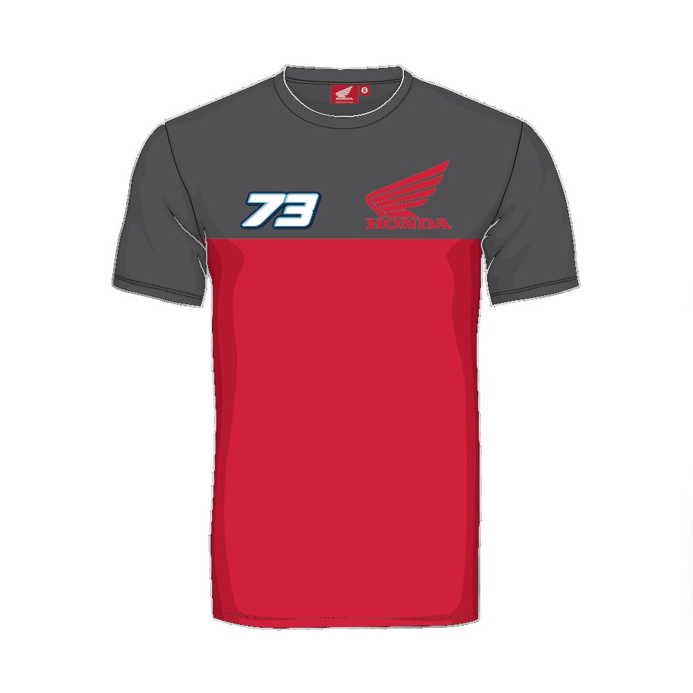 Φωτογραφία προϊόντος: T-SHIRT 73 ALEX MARQUEZ ANTHRACITE / RED 2038012 | ALEX MARQUEZ