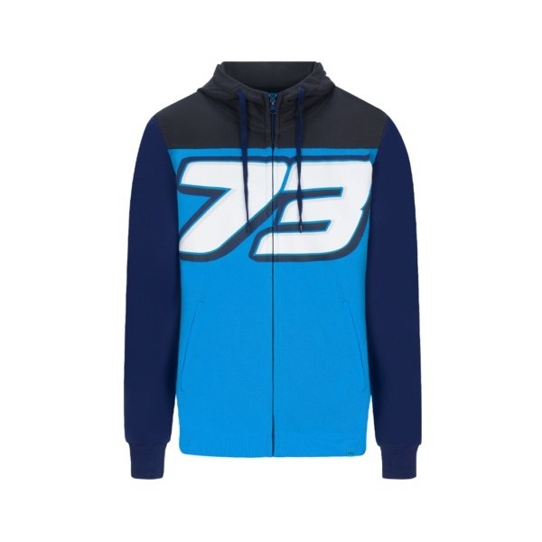 Φωτογραφία προϊόντος: ΖΑΚΕΤΑ HOODIE 73 BLUE/BLACK 2022001 | ALEX MARQUEZ