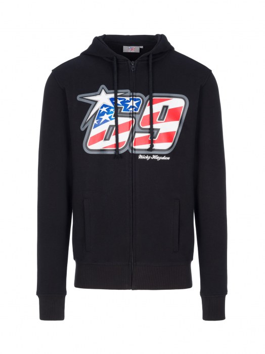 Φωτογραφία προϊόντος: ΖΑΚΕΤΑ HOODIE 69 BLACK 2024001 | NICKY HAYDEN