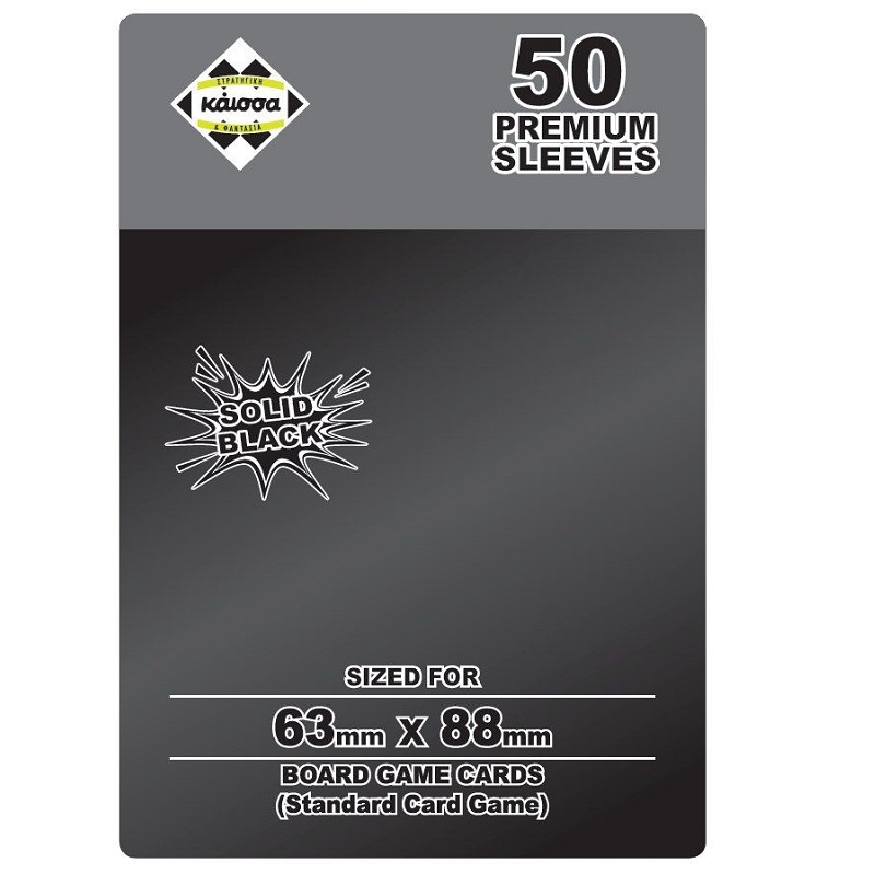 Φωτογραφία προϊόντος: Κάισσα Kaissa Pokemon Card Sleeves Standard Size 50τμχ Black