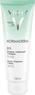 Φωτογραφία προϊόντος: VICHY Normaderm Exfoliant &amp; Nettoyant &amp; Masque 3 σε 1 Απολέπιση, Καθαρισμός &amp; Μάσκα για Λιπαρές Επιδερμίδες, 125 ml