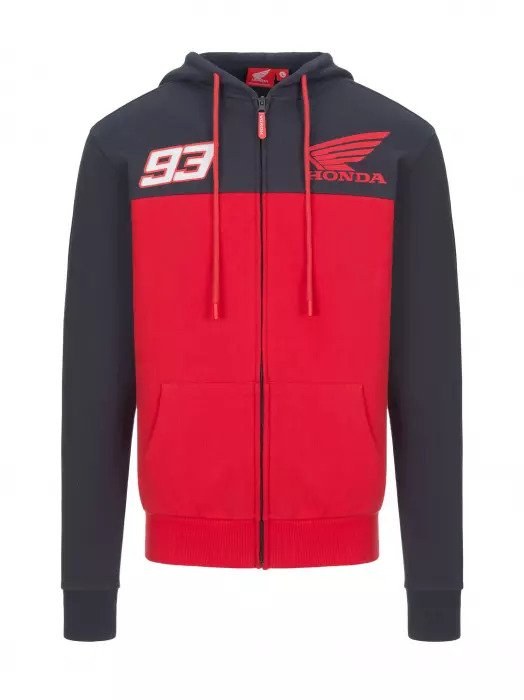 Φωτογραφία προϊόντος: ΖΑΚΕΤΑ HOODIE 93MARQUEZ RED/ANTHRACITE 2028003 | DUAL HONDA MARQUEZ