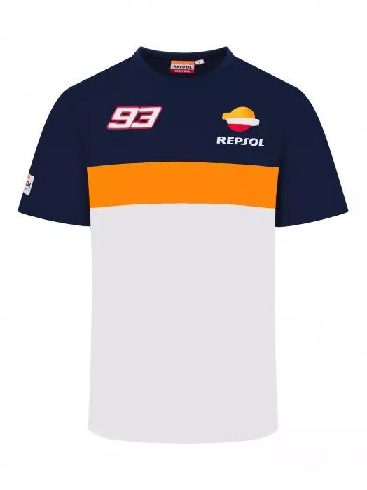 Φωτογραφία προϊόντος: T-SHIRT WHITE SUN REPSOL HONDA DUAL MARC MARQUEZ 93 2038509| DUAL REPSOL MARQUEZ