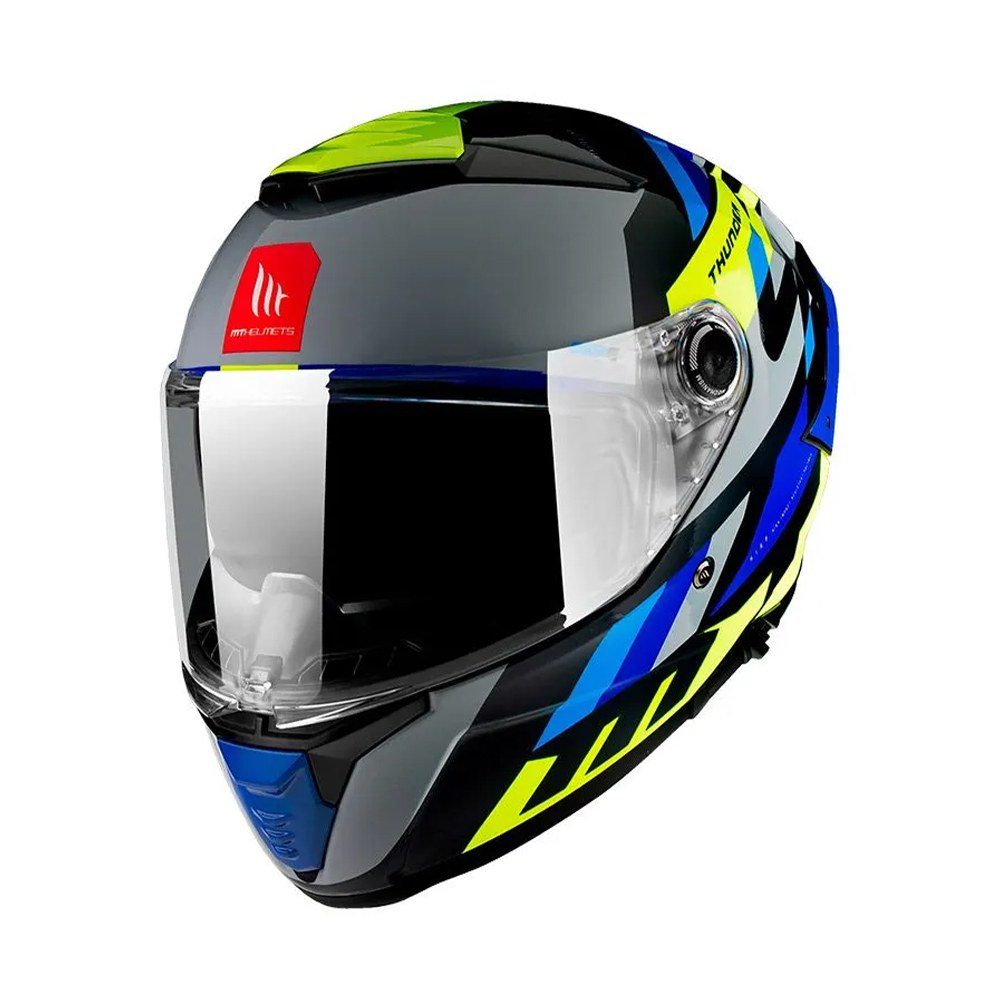 Φωτογραφία προϊόντος: ΚΡΑΝΟΣ FULL FACE THUNDER 4 SV ERGO E17 BLUE GLOSS ECE 22.06 | MT
