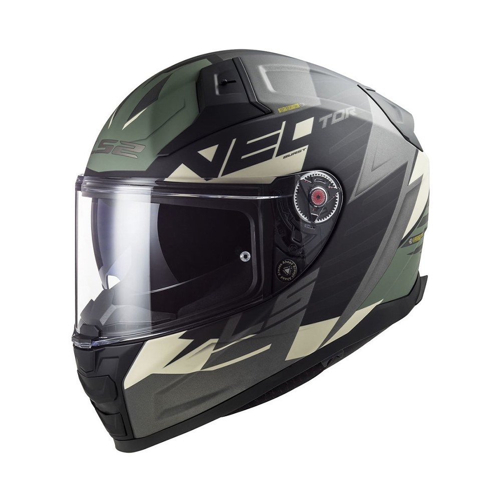 Φωτογραφία προϊόντος: ΚΡΑΝΟΣ FULL FACE VECTOR II FF811 ABSOLUTE MATT BLACK SILVER ECE 22.06 | LS2