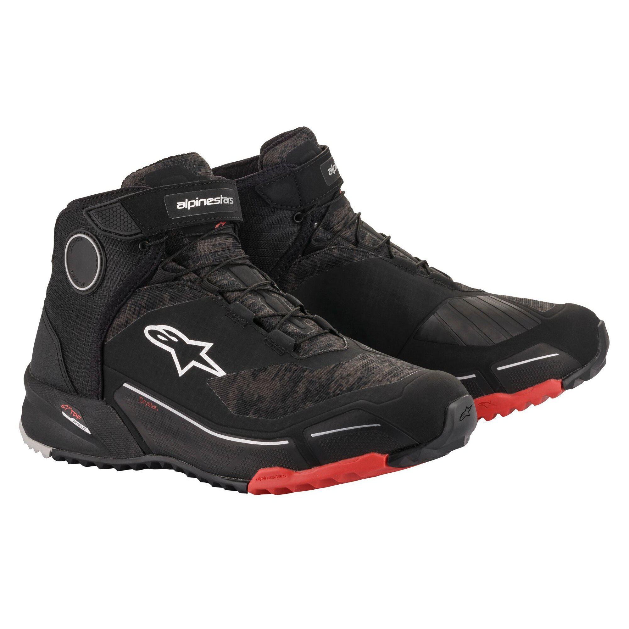 Φωτογραφία προϊόντος: ΜΠΟΤΑΚΙΑ CR-X DRYSTAR RIDING SHOES BLACK/CAMO/RED 2611820-993 | ALPINESTARS