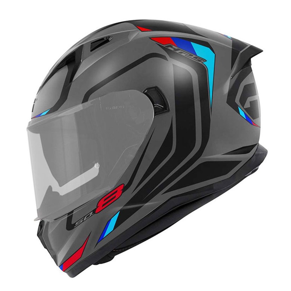 Φωτογραφία προϊόντος: ΚΡΑΝΟΣ FULL FACE H50.8 MACH1 GREY/BLACK/RED ECE 22.06 |GIVI