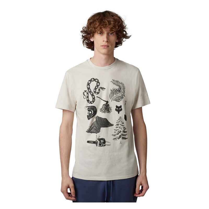 Φωτογραφία προϊόντος: T-SHIRT TRACK BEAST SS PREM TEE VINTAGE WHITE 30521-579 | FOX